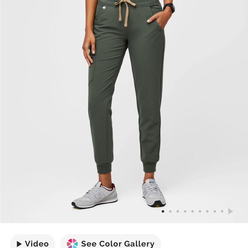Figs Olive Jogger Pants